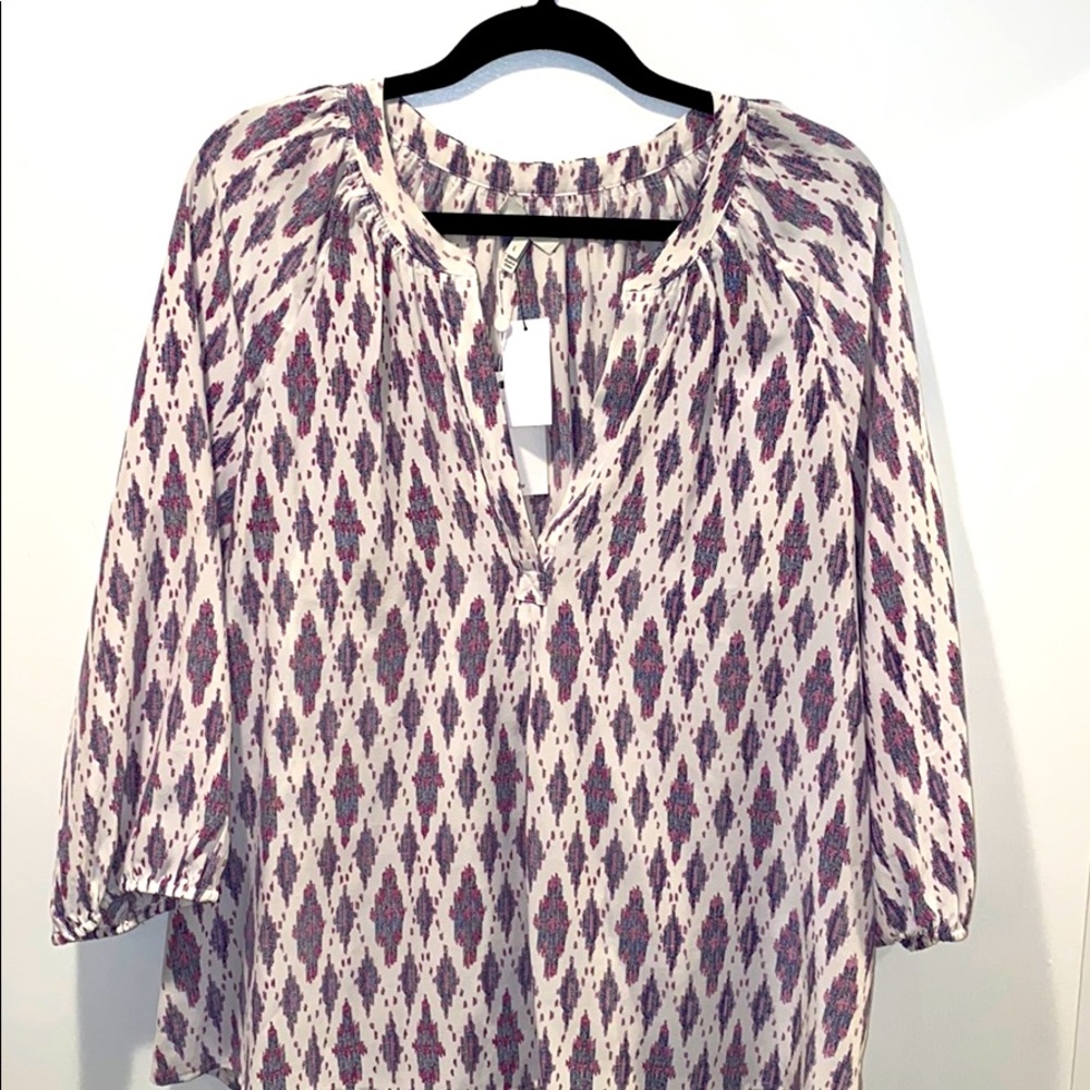 Joie silky 3/4 blouse